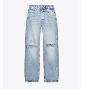 Zara ~ Ripped Mom Jeans ~ 8/40